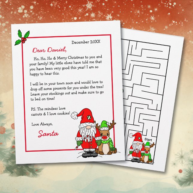 Personalisierter Brief von Santa für Kinder (Von Creator hochgeladen)