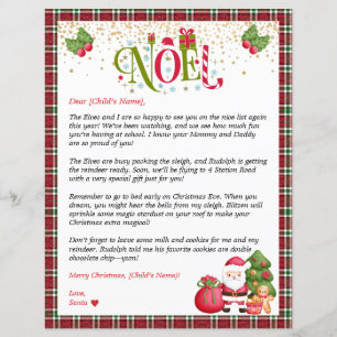 Personalisierter Brief von Santa für Kinder Gifs
