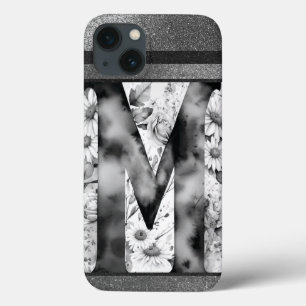 Personalisierter Buchstabe M Elegantes Wasser Case-Mate iPhone Hülle