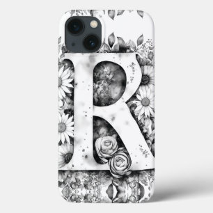 Personalisierter Buchstabe R Elegantes Wasser Case-Mate iPhone Hülle