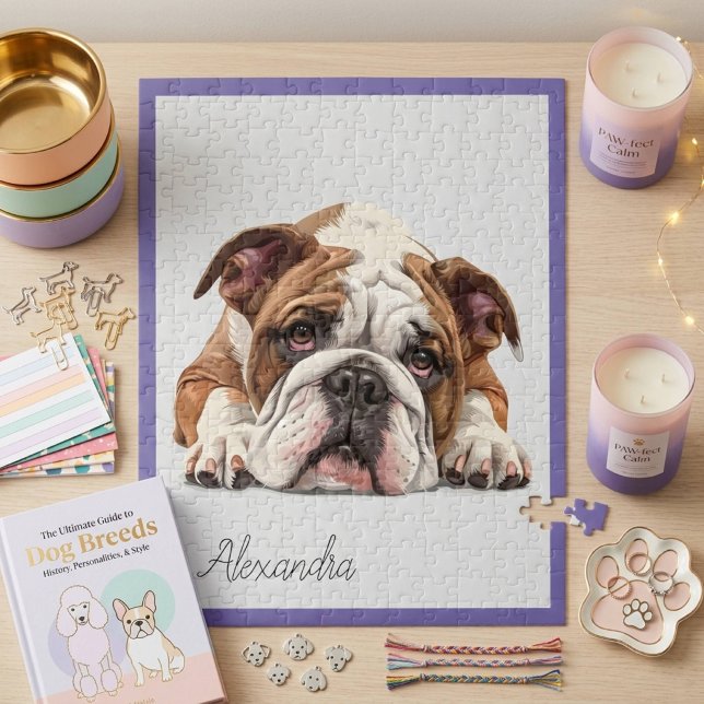 Personalisierter Bulldog Jigsaw Puzzle (Von Creator hochgeladen)