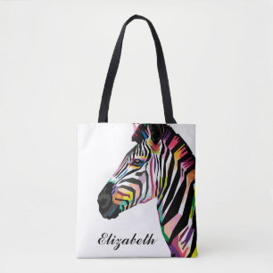 Personalisierter bunter Pop-KunstZebra