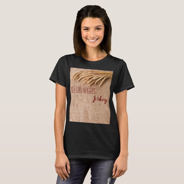 Personalisierter Business T - Shirt Wheat on Burla (Vorne ganz)
