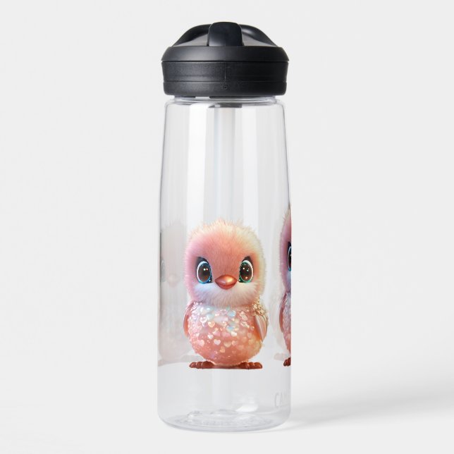 "Personalisierter CamelBak Eddy® 25 oz Clear Water Trinkflasche (Vorne)