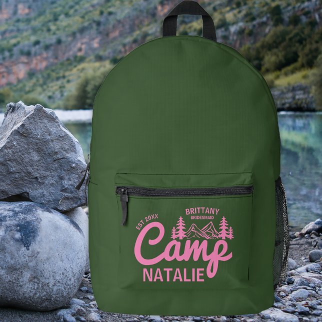 Personalisierter Camp Bach Junggeselinnen-Abschied Bedruckter Rucksack (Von Creator hochgeladen)