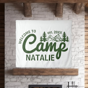 Personalisierter Camp Bach Junggeselinnen-Abschied Wandteppich