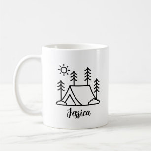 Personalisierter Campingbecher, personalisierter L Kaffeetasse