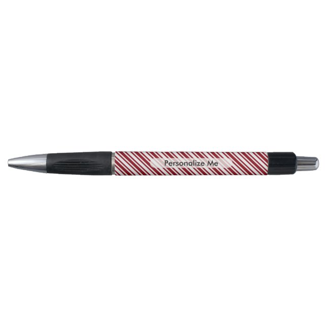 Personalisierter Candy Cane Stripe Kugelschreiber (Vorderseite)