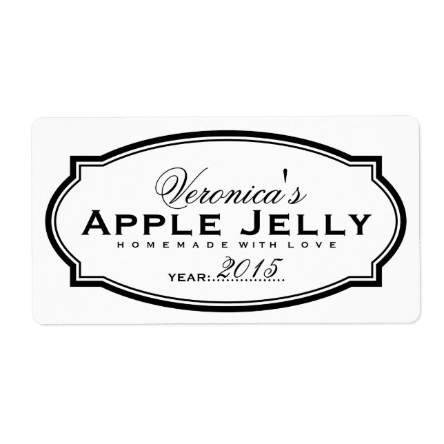 PERSONALISIERTER CANNING-STICKER (Vorne)