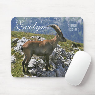 Personalisierter Capricorn Zodiac Mousepad Mouse P