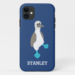Personalisierter Cartoon Blaufüßiger Stiefelvogel Case-Mate iPhone Hülle