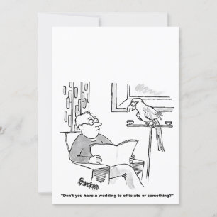 Personalisierter Cartoon Einladung zur Hochzeit