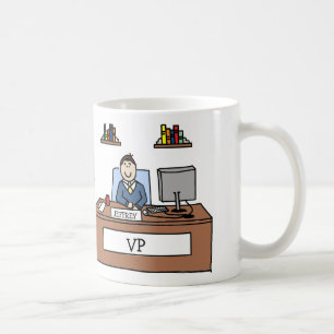 Personalisierter Cartoonbecher VP Kaffeetasse