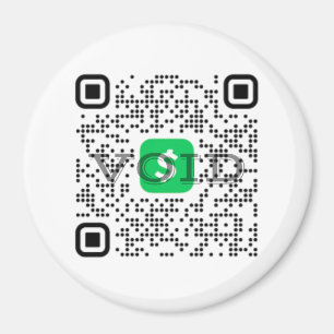 Personalisierter Cash App QR-Code-Magnet Magnet