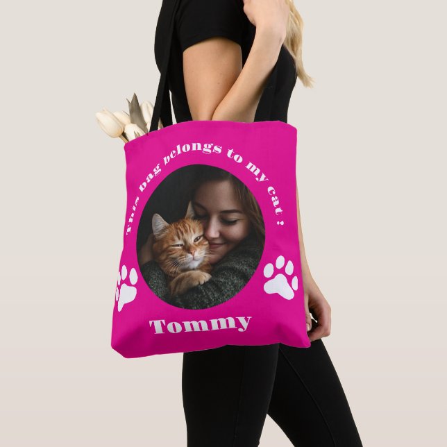 Personalisierter Cat Tote Bag - Benutzerdefinierte (Von Nahem)