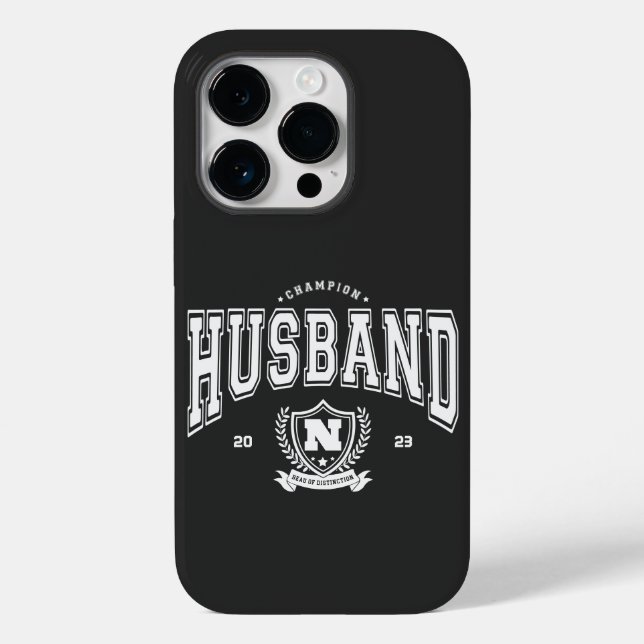 Personalisierter Champion Husband Funny Men-Gesche Case-Mate iPhone Hülle (Rückseite)