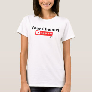 Personalisierter Channel-Abonnement-T - Shirt