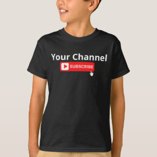 Personalisierter Channel-Abonnement-T - Shirt