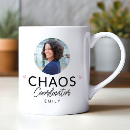 Personalisierter Chaos-Koordinator Moderne Kaffee- Kaffeetasse