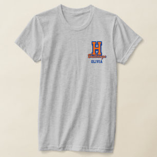 Personalisierter Cheerleader-Name, Benutzerdefinie T-Shirt