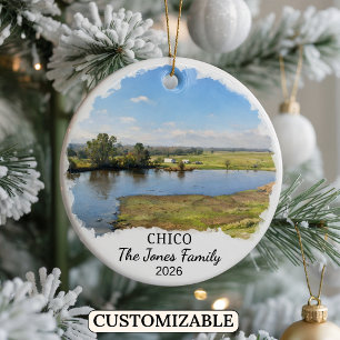 Personalisierter Chico-Schmuck, Benutzerdefiniert Keramik Ornament