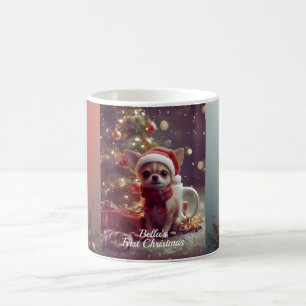 Personalisierter Chihuahua-Weihnachtstasse – Benut Kaffeetasse