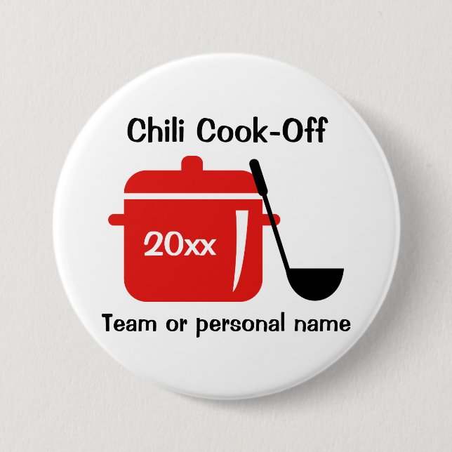 Personalisierter Chili-Abschlag Button (Vorderseite)