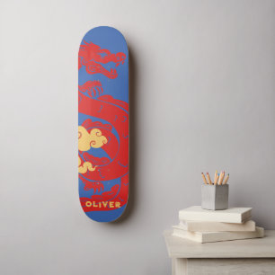 Personalisierter chinesischer Drache Skateboard