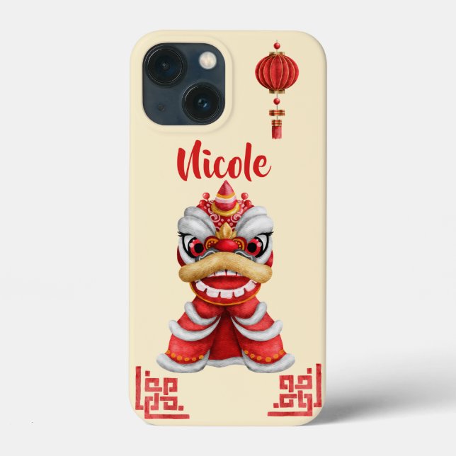 Personalisierter chinesischer Neujahrsdrache Case-Mate iPhone Hülle (Rückseite)