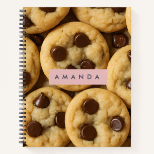 Personalisierter Chocolate-Chip-Keks Notizbuch