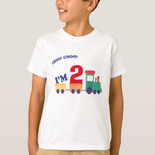 personalisierter Choozug für Geburtstagskinder T-Shirt