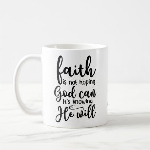 Personalisierter Christlicher Glaube, der Gott ken Kaffeetasse