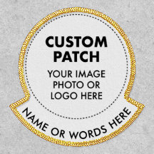 Personalisierter CIRCLE-PATCH mit NAME ROCKER