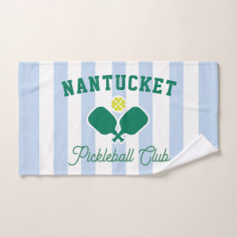 Personalisierter City Pickleball Club, Preppy Spor Handtuch