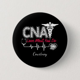 Personalisierter CNA-zertifizierter Krankenpfleger Button