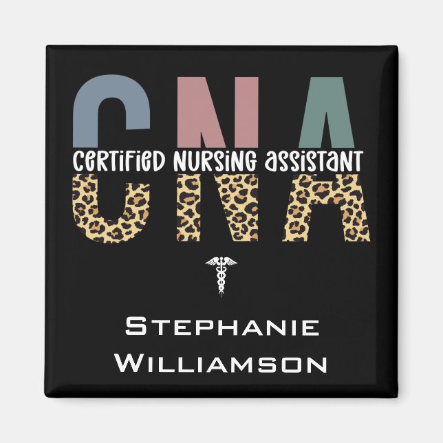 Personalisierter CNA-zertifizierter Krankenpfleger Magnet (Vorne)