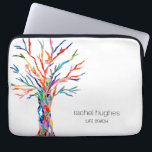 Personalisierter Coach für das Baumleben Laptopschutzhülle<br><div class="desc">Dieses einzigartige Lap Top Sleeve ist mit einem originalen Tree of Life Design dekoriert. Einfach mit Ihrem Namen und Beruf anpassbar. Verwenden Sie die Option Weitere anpassen,  um die Textgröße,  den Stil oder die Farbe zu ändern,  wenn Sie möchten. Original Mosaik © Michele Davies.</div>