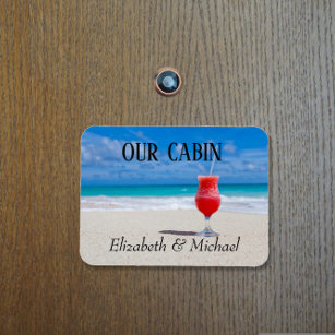 Personalisierter Cocktail an der Strandpromenade Magnet