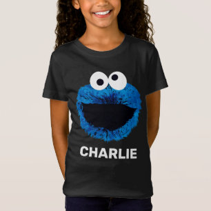 Personalisierter Cookie-Monster Watercolor-Trend T-Shirt