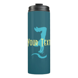 Personalisierter cooler Skater Thermosbecher