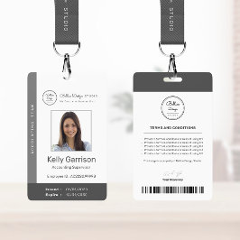 Personalisierter Corporate Modern Employee ID-Stri Ausweis