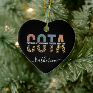 Personalisierter COTA-Assistent Keramik Ornament