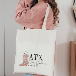 Personalisierter Cowboy-Stiefel Austin Junggeselli Tragetasche