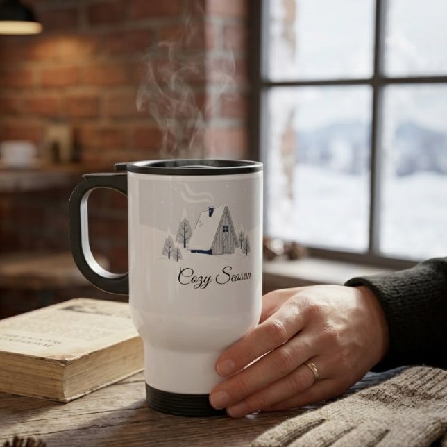 personalisierter Cozy Season  Reisebecher (Von Creator hochgeladen)