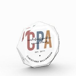 Personalisierter CPA-zertifizierter öffentlicher W Fotoblock