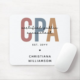Personalisierter CPA-zertifizierter öffentlicher W Mousepad