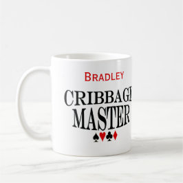 Personalisierter Cribbage Meister Tasse