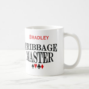 Personalisierter Cribbage Meister Tasse