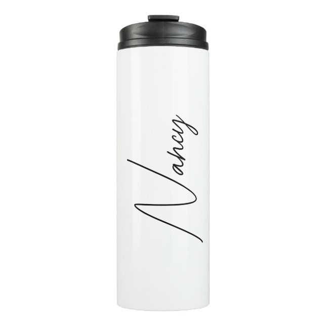 Personalisierter Cup mit, Custom Coffee Cup, Custo Thermosbecher (Vorderseite)