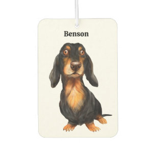 Personalisierter Dachshund Autolufterfrischer